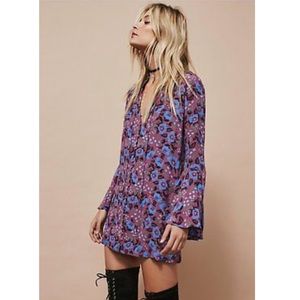 Free People Magic Mystery Floral Printed Dress